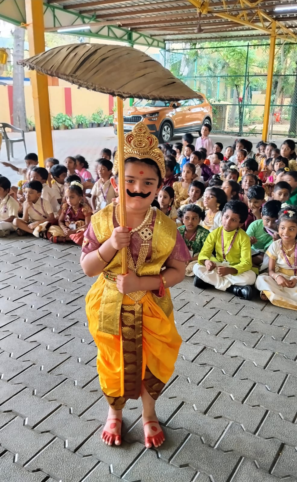 Onam Celebrations - Maveli with the KG children